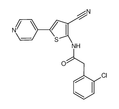 2-(2-chlorophenyl)-N-(3-cyano-5-(pyridin-4-yl)thiophen-2-yl)acetamide CAS:692865-86-4 manufacturer & supplier