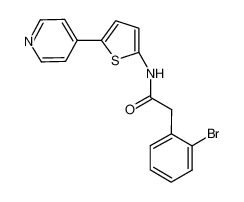 2-(2-bromophenyl)-N-(5-(pyridin-4-yl)thiophen-2-yl)acetamide CAS:692866-89-0 manufacturer & supplier