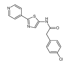 2-(4-chlorophenyl)-N-(2-(pyridin-4-yl)thiazol-5-yl)acetamide CAS:692867-15-5 manufacturer & supplier