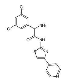 2-amino-2-(3,5-dichlorophenyl)-N-(4-(pyridin-4-yl)thiazol-2-yl)acetamide CAS:692871-64-0 manufacturer & supplier