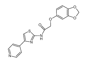 2-(benzo[d][1,3]dioxol-5-yloxy)-N-(4-(pyridin-4-yl)thiazol-2-yl)acetamide CAS:692875-46-0 manufacturer & supplier