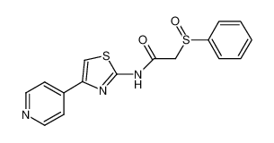 2-benzenesulfinyl-N-(4-pyridin-4-yl-thiazol-2-yl)-acetamide CAS:692876-32-7 manufacturer & supplier