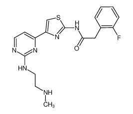 2-(2-fluorophenyl)-N-(4-(2-((2-(methylamino)ethyl)amino)pyrimidin-4-yl)thiazol-2-yl)acetamide CAS:692881-86-0 manufacturer & supplier