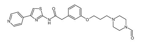 2-(3-(3-(4-formylpiperazin-1-yl)propoxy)phenyl)-N-(4-(pyridin-4-yl)thiazol-2-yl)acetamide CAS:692884-34-7 manufacturer & supplier