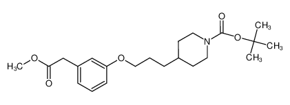 methyl 3-(3-(N-Boc-piperidin-4-yl)-propoxy)-phenylacetate CAS:692890-07-6 manufacturer & supplier