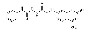 2-(2-((4-methyl-2-oxo-2H-chromen-7-yl)oxy)acetyl)-N-phenylhydrazine carbothioamide CAS:69321-29-5 manufacturer & supplier