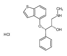 (1S,2S)-1-(benzo[b]thiophen-4-yloxy)-3-methylamino-1-phenyl-propan-2R-ol hydrochloride CAS:693221-38-4 manufacturer & supplier