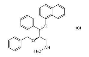 (2R,3S)-[2-benzyloxy-3-(naphthalen-1-yl-oxy)-3-phenyl-propyl]-methylamine hydrochloride CAS:693221-48-6 manufacturer & supplier