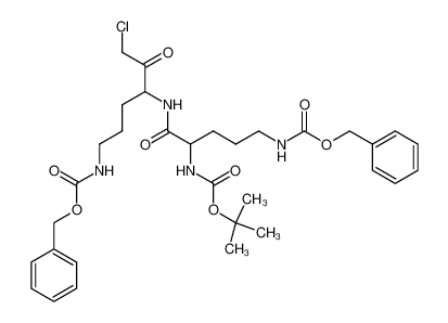 benzyltert-butyl (5-((6-(((benzyloxy)carbonyl)amino)-1-chloro-2-oxohexan-3-yl)amino)-5-oxopentane-1,4-diyl)dicarbamate CAS:693222-15-0 manufacturer & supplier