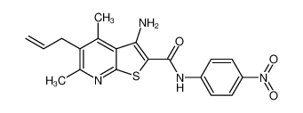 5-allyl-3-amino-4,6-dimethylthieno[2,3-b]pyridine-2-carboxylic acid (4-nitrophenyl)amide CAS:693238-23-2 manufacturer & supplier