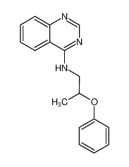 (2-phenoxy-propyl)-quinazolin-4-yl-amine CAS:69325-24-2 manufacturer & supplier