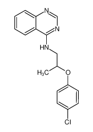 [2-(4-chloro-phenoxy)-propyl]-quinazolin-4-yl-amine CAS:69325-33-3 manufacturer & supplier