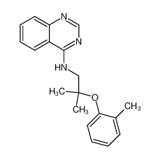 (2-methyl-2-o-tolyloxy-propyl)-quinazolin-4-yl-amine CAS:69325-70-8 manufacturer & supplier