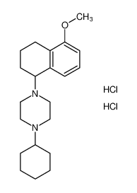 1-cyclohexyl-4-(5-methoxy-1,2,3,4-tetrahydronaphthalen-1-yl)piperazine dihydrochloride CAS:693253-66-6 manufacturer & supplier