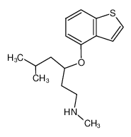 [3-(benzo[b]thiophen-4-yloxy)-5-methyl-hexyl]-methyl-amine CAS:693257-95-3 manufacturer & supplier