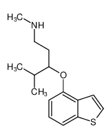 1-Pentanamine, 3-(benzo[b]thien-4-yloxy)-N,4-dimethyl- CAS:693257-96-4 manufacturer & supplier