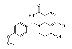 rel-(3R,7R)-7-amino-8-chloro-3-(4-methoxyphenyl)-2,3,6,7-tetrahydro-1H,5H-pyrido[3,2,1-ij]quinazolin-1-one CAS:693261-26-6 manufacturer & supplier