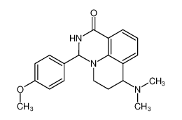 7-(dimethylamino)-3-(4-methoxyphenyl)-2,3,6,7-tetrahydro-1H,5H-pyrido[3,2,1-ij]quinazolin-1-one CAS:693261-70-0 manufacturer & supplier