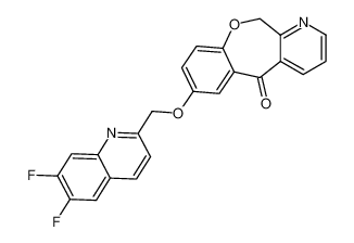 7-((6,7-difluoroquinolin-2-yl)methoxy)benzo[6,7]oxepino[3,4-b]pyridin-5(11H)-one CAS:693270-94-9 manufacturer & supplier