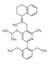 (1S)-N-{[6-(2,6-diethylphenyl)-4-isopropoxy-2-methylpyridin-3-yl]-methyl}-N-methyl-1,2,3,4-tetrahydronaphthalen-1-amine CAS:693274-65-6 manufacturer & supplier