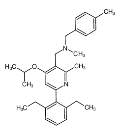 1-[6-(2,6-diethylphenyl)-4-isopropoxy-2-methylpyridin-3-yl]-N-methyl-N-(4-methylbenzyl)-methanamine CAS:693275-77-3 manufacturer & supplier