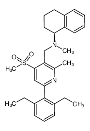 [6-(2,6-diethyl-phenyl)-4-methanesulfonyl-2-methyl-pyridin-3-ylmethyl]-methyl-1,2,3,4-tetrahydro-naphthalen-1-yl-amine CAS:693275-95-5 manufacturer & supplier