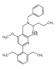 N-benzyl-N-{[6-(2,6-diethylphenyl)-4-methoxy-2-methylpyridin-3-yl]-methyl}-pentan-2-amine CAS:693278-48-7 manufacturer & supplier