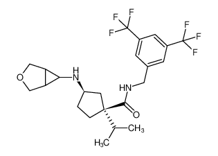 (1S,3R)-3-((3-oxabicyclo[3.1.0]hexan-6-yl)amino)-N-(3,5-bis(trifluoromethyl)benzyl)-1-isopropylcyclopentane-1-carboxamide CAS:693283-67-9 manufacturer & supplier