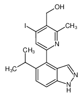 [4-iodo-6-(5-isopropyl-1H-indazol-4-yl)-2-methyl-pyridin-3-yl]-methanol CAS:693286-24-7 manufacturer & supplier