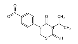 2-imino-3-isopropyl-5-(4-nitro-phenyl)-[1,3,5]thiadiazinan-4-one CAS:69329-93-7 manufacturer & supplier