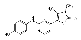 5-(2-((4-hydroxyphenyl)amino)pyrimidin-4-yl)-3,4-dimethylthiazol-2(3H)-one CAS:693290-48-1 manufacturer & supplier