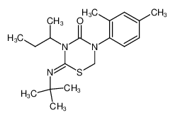 3-sec-butyl-2-tert-butylimino-5-(2,4-dimethyl-phenyl)-[1,3,5]thiadiazinan-4-one CAS:69330-10-5 manufacturer & supplier