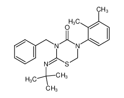 3-benzyl-2-tert-butylimino-5-(2,3-dimethyl-phenyl)-[1,3,5]thiadiazinan-4-one CAS:69330-15-0 manufacturer & supplier