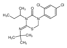 3-sec-butyl-2-tert-butylimino-5-(2,4-dichloro-phenyl)-[1,3,5]thiadiazinan-4-one CAS:69330-30-9 manufacturer & supplier