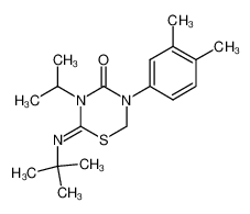 2-tert-butylimino-5-(3,4-dimethyl-phenyl)-3-isopropyl-[1,3,5]thiadiazinan-4-one CAS:69330-61-6 manufacturer & supplier