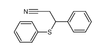 3-phenyl-3-(phenylthio)propanenitrile CAS:69333-49-9 manufacturer & supplier