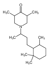 3,5-Dimethyl-1-[1-methyl-3-(2,2,6-trimethyl-cyclohexyl)-propyl]-piperidin-4-one CAS:69334-58-3 manufacturer & supplier