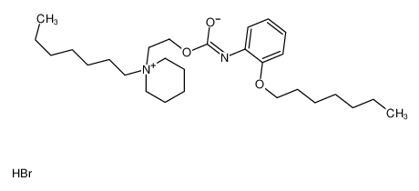 2-(1-heptylpiperidin-1-ium-1-yl)ethyl N-(2-heptoxyphenyl)carbamate,bromide CAS:69336-58-9 manufacturer & supplier