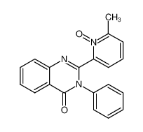 2-(6-methyl-1-oxy-pyridin-2-yl)-3-phenyl-3H-quinazolin-4-one CAS:69339-62-4 manufacturer & supplier