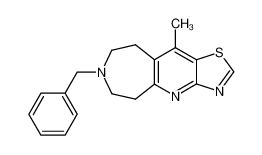 7-benzyl-10-methyl-6,7,8,9-tetrahydro-5H-thiazolo[5',4':5,6]pyrido[2,3-d]azepine CAS:69347-28-0 manufacturer & supplier