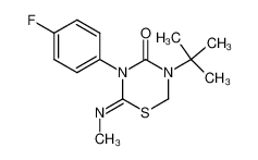 5-tert-butyl-3-(4-fluoro-phenyl)-2-methylimino-[1,3,5]thiadiazinan-4-one CAS:69349-24-2 manufacturer & supplier