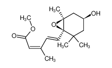 (2Z,4E)-5-((1R,4S,6S)-4-Hydroxy-2,2,6-trimethyl-7-oxa-bicyclo[4.1.0]hept-1-yl)-3-methyl-penta-2,4-dienoic acid methyl ester CAS:69350-46-5 manufacturer & supplier