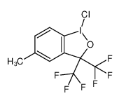 1-chloro-5-methyl-3,3-bis(trifluoromethyl)-1λ(sup)3(/sup),2-benziodoxole CAS:69352-01-8 manufacturer & supplier