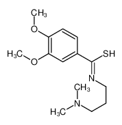 N-[3-(dimethylamino)propyl]-3,4-dimethoxybenzenecarbothioamide CAS:69353-24-8 manufacturer & supplier