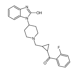 3-[1-[[2-(2-fluorobenzoyl)cyclopropyl]methyl]piperidin-4-yl]-1H-benzimidazol-2-one CAS:69353-34-0 manufacturer & supplier