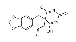 5-(1,3-benzodioxol-5-ylmethyl)-5-prop-2-enyl-1,3-diazinane-2,4,6-trione CAS:69353-38-4 manufacturer & supplier