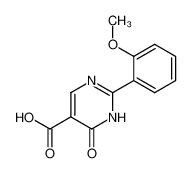 2-(2-methoxy-phenyl)-6-oxo-1,6-dihydro-pyrimidine-5-carboxylic acid CAS:69359-69-9 manufacturer & supplier