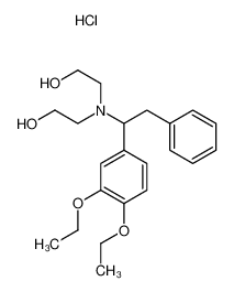 2-[[1-(3,4-diethoxyphenyl)-2-phenylethyl]-(2-hydroxyethyl)amino]ethanol,hydrochloride CAS:6936-00-1 manufacturer & supplier