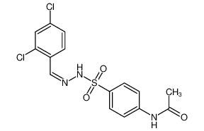 (Z)-N-(4-((2-(2,4-dichlorobenzylidene)hydrazinyl)sulfonyl)phenyl)acetamide CAS:6936-62-5 manufacturer & supplier