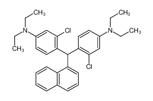 3-chloro-4-[[2-chloro-4-(diethylamino)phenyl]-naphthalen-1-ylmethyl]-N,N-diethylaniline CAS:6936-77-2 manufacturer & supplier